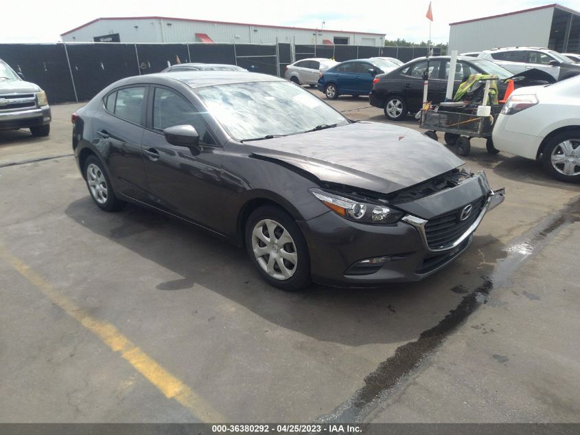 2017 MAZDA MAZDA3 4-DOOR SPORT - 3MZBN1U72HM107449