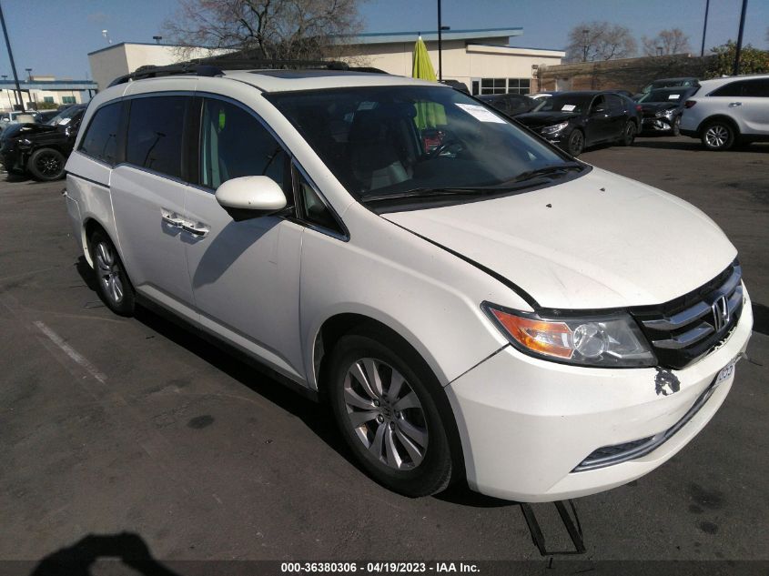 2015 HONDA ODYSSEY EX-L - 5FNRL5H67FB055673