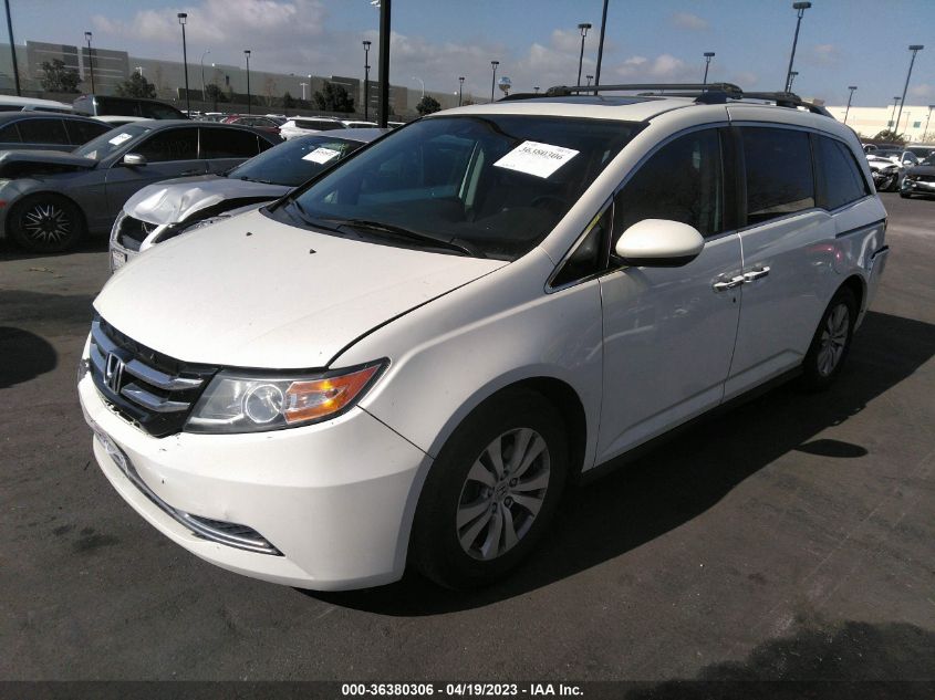 2015 HONDA ODYSSEY EX-L - 5FNRL5H67FB055673