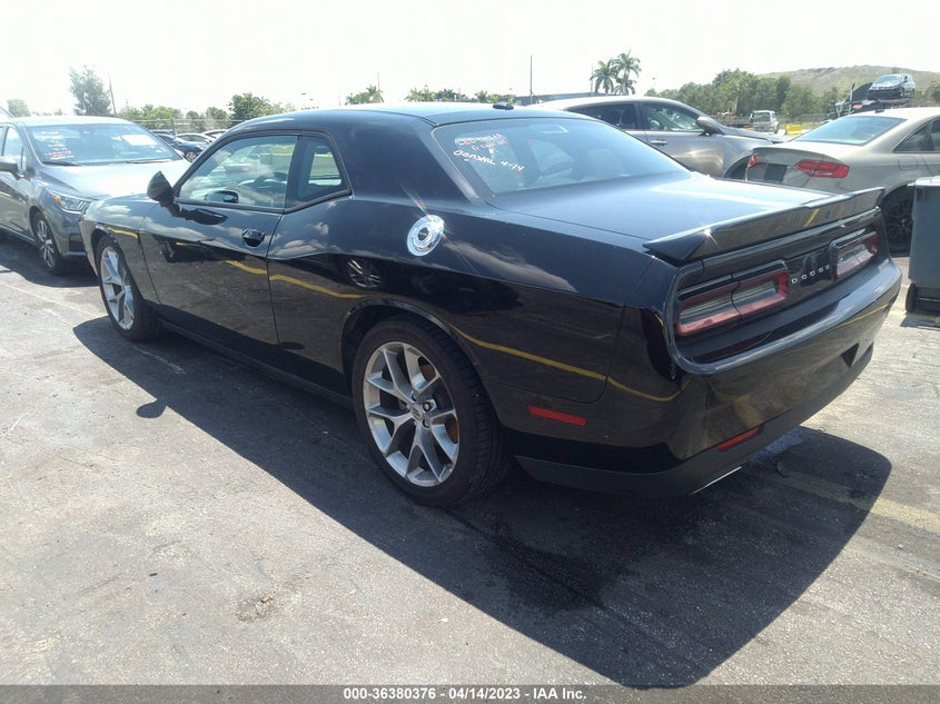 VIN 2C3CDZJG5NH214684 2022 DODGE CHALLENGER GT