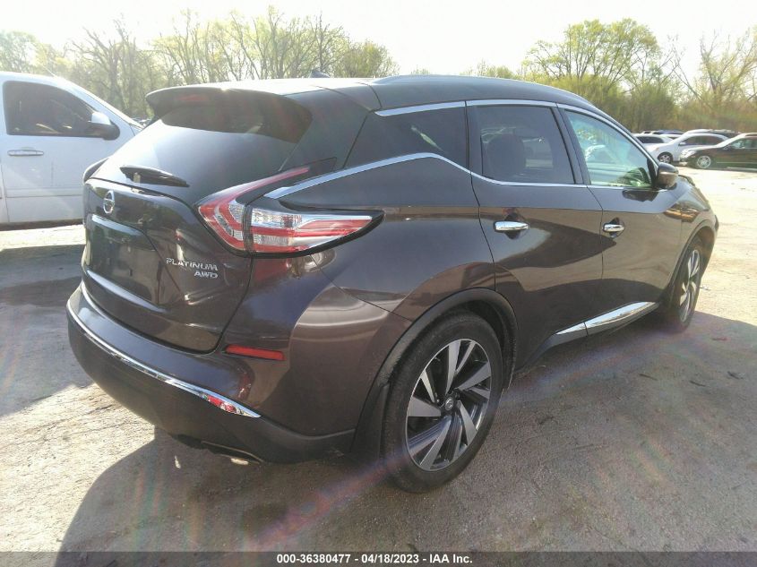 2015 NISSAN MURANO PLATINUM - 5N1AZ2MH1FN271887