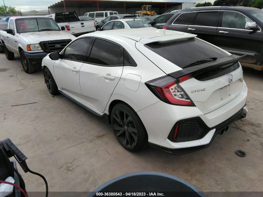 2017 HONDA CIVIC HATCHBACK SPORT - SHHFK7H48HU207607