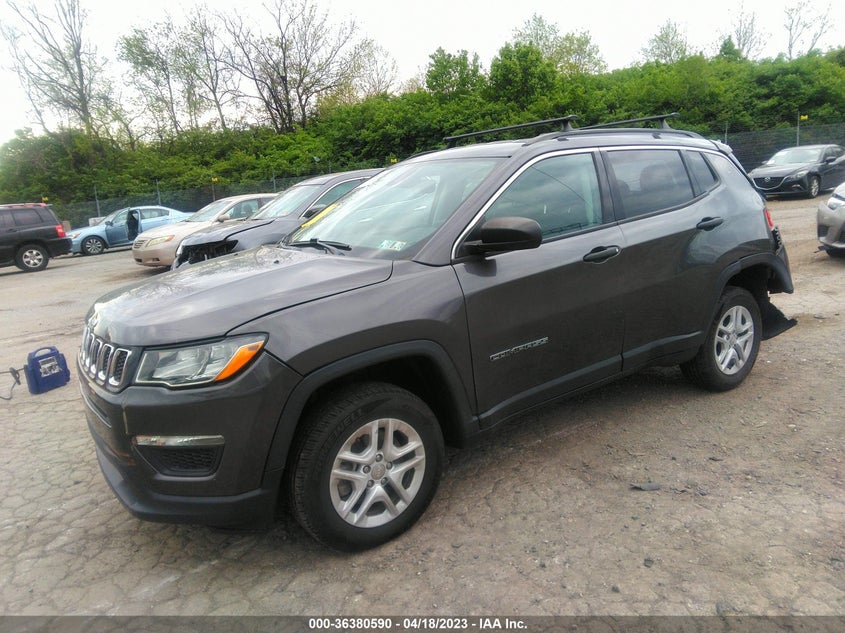 VIN 3C4NJDAB5KT689923 2019 JEEP COMPASS SPORT