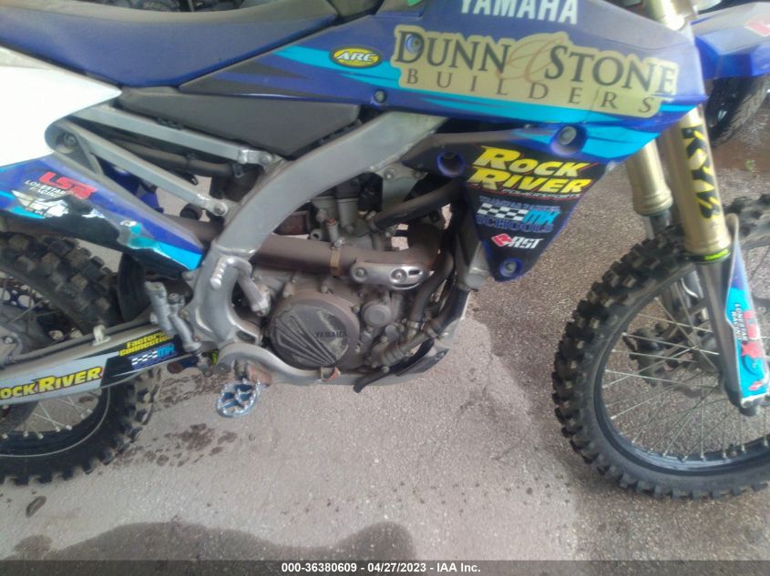2015 YAMAHA YZ250 F JYACG34C0FA007981