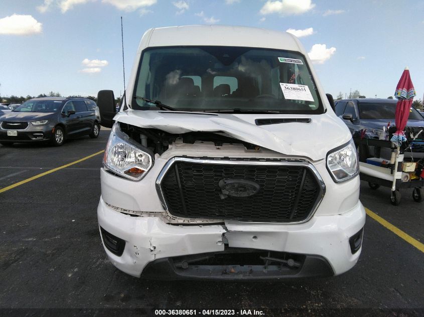 2021 FORD TRANSIT PASSENGER WAGON XL/XLT 1FBAX2C88MKA31556