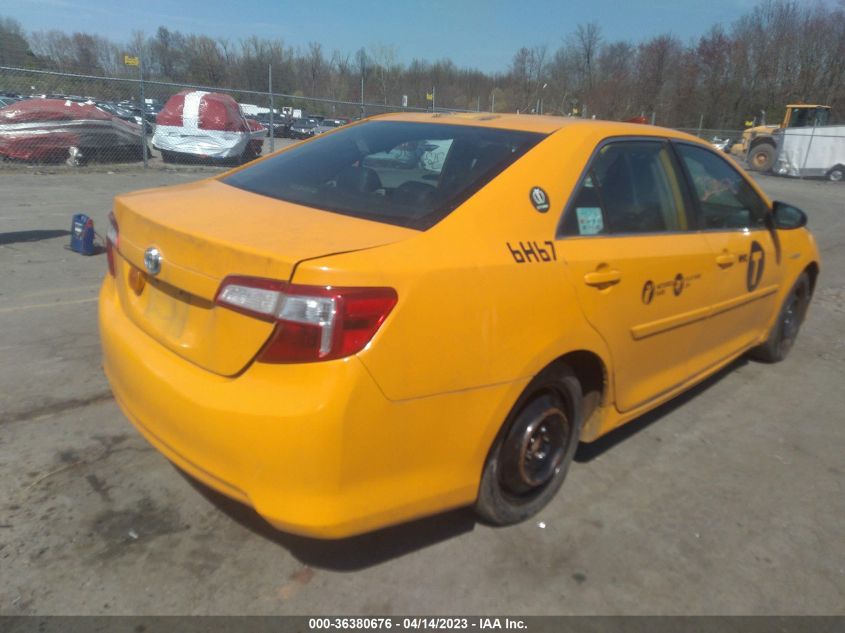 2013 TOYOTA CAMRY HYBRID LE/XLE 4T1BD1FK7DU096618