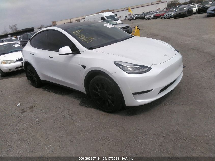 2022 TESLA MODEL Y LONG RANGE - 7SAYGDEE6NF317643