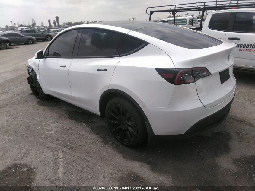 2022 TESLA MODEL Y LONG RANGE - 7SAYGDEE6NF317643