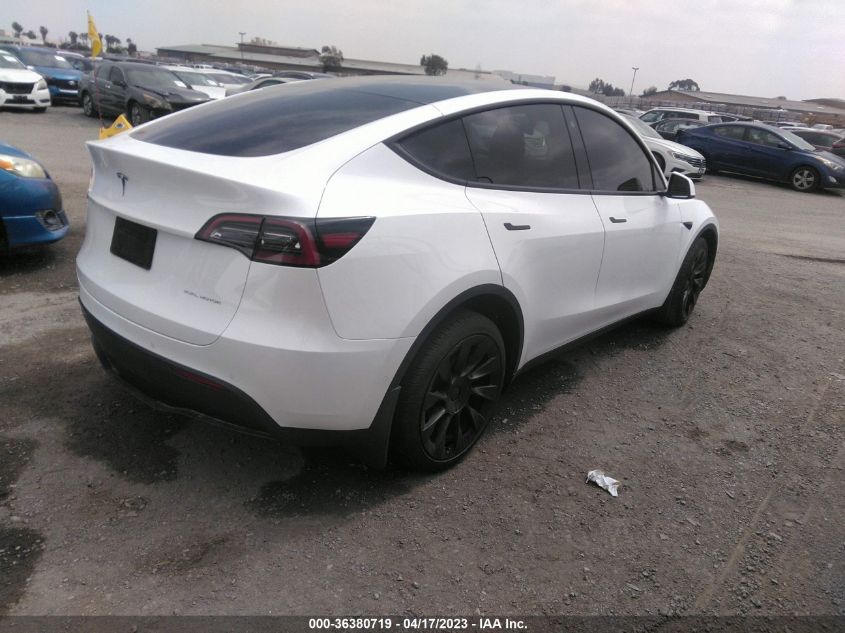 2022 TESLA MODEL Y LONG RANGE - 7SAYGDEE6NF317643