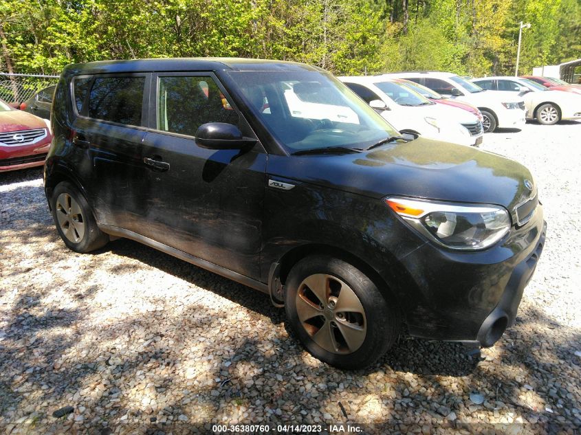 2015 KIA SOUL BASE - KNDJN2A29F7207729