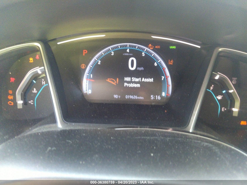 VIN 2HGFC1F71KH650077 2019 HONDA CIVIC SEDAN EX-L