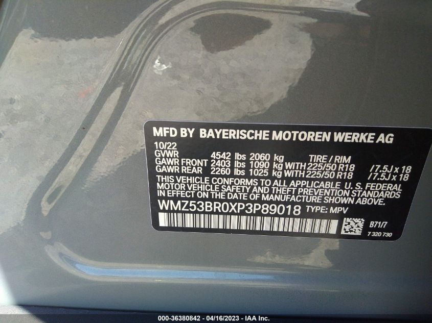 2023 MINI COUNTRYMAN COOPER S - WMZ53BR0XP3P89018