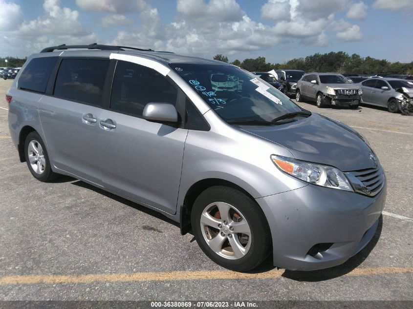 2017 TOYOTA SIENNA LE/SE - 5TDKZ3DC8HS850116