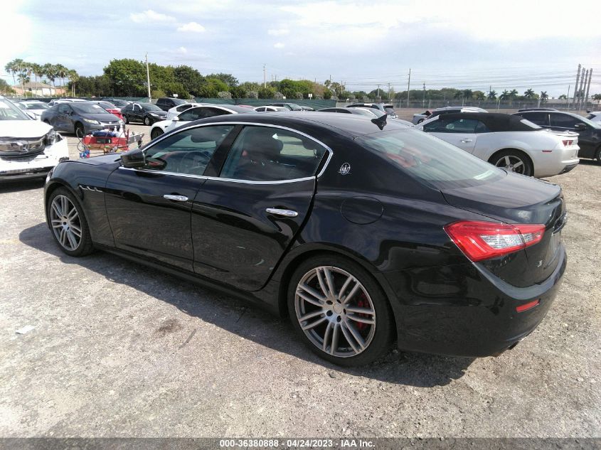 2017 MASERATI GHIBLI S ZAM57RSA8H1198937