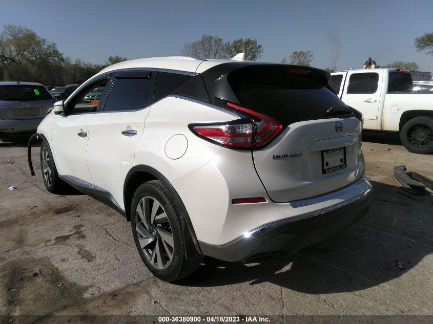 2017 NISSAN MURANO PLATINUM - 5N1AZ2MH3HN144223