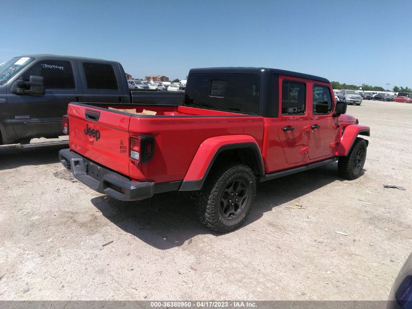 2021 JEEP GLADIATOR WILLYS SPORT - 1C6HJTAG0ML602387