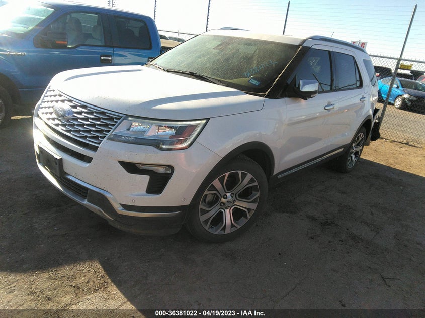 VIN 1FM5K8HT3JGA35455 2018 FORD EXPLORER PLATINUM