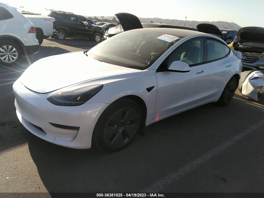 VIN 5YJ3E1EB2MF079726 2021 TESLA MODEL 3 LONG RANGE