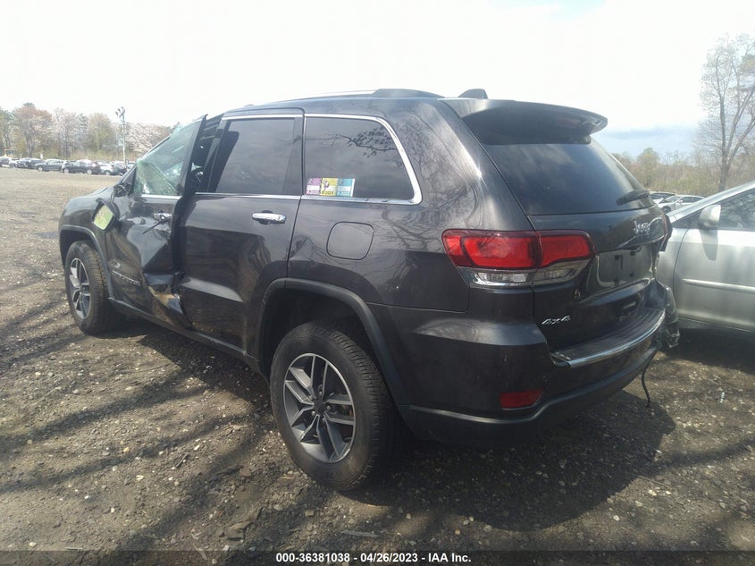 VIN 1C4RJFBG3LC233682 2020 JEEP GRAND CHEROKEE LIMITED