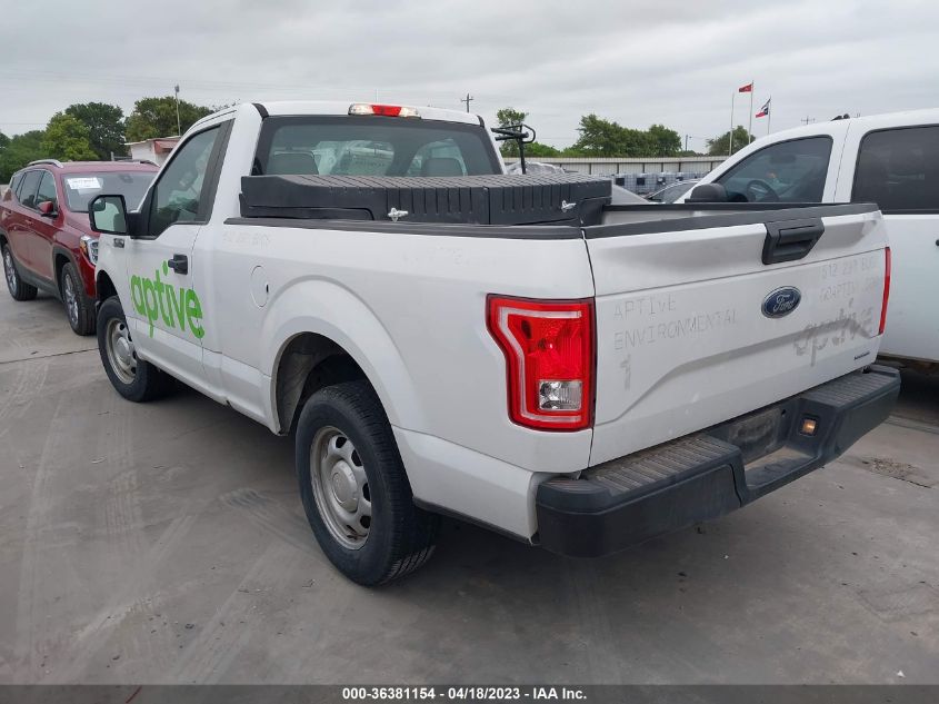 2016 FORD F-150 XL/XLT - 1FTMF1C83GFB29316