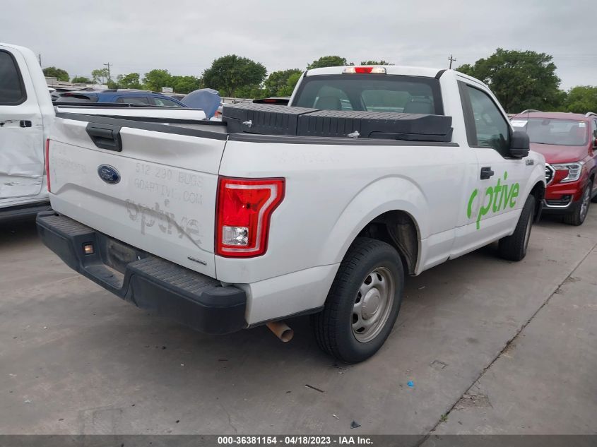 2016 FORD F-150 XL/XLT - 1FTMF1C83GFB29316