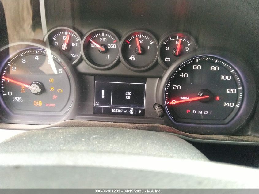 2020 CHEVROLET SILVERADO 1500 CUSTOM - 3GCPWBEH6LG112485