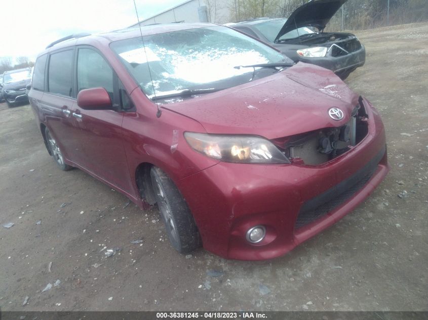 2013 TOYOTA SIENNA SE - 5TDXK3DC0DS326611