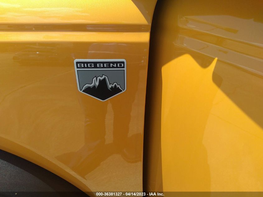 2022 FORD BRONCO BASE/BIG BEND - 1FMDE5BHXNLA93307