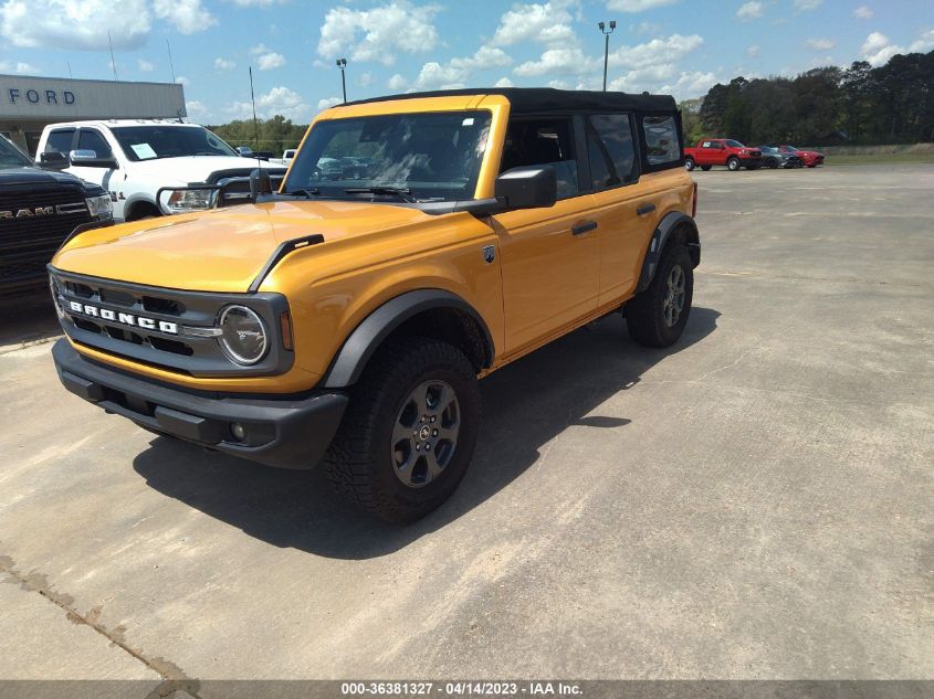 2022 FORD BRONCO BASE/BIG BEND - 1FMDE5BHXNLA93307