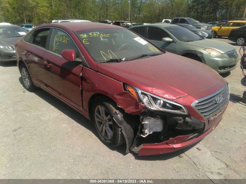 2015 HYUNDAI SONATA 2.4L SE - 5NPE24AF4FH222482