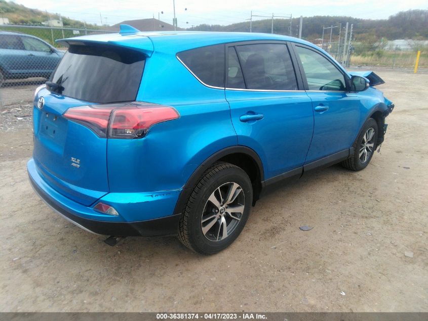 2018 TOYOTA RAV4 XLE/ADVENTURE - 2T3RFREV0JW815956