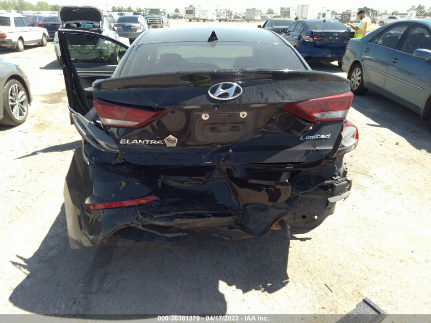 2017 HYUNDAI ELANTRA LIMITED - 5NPD84LF3HH208714