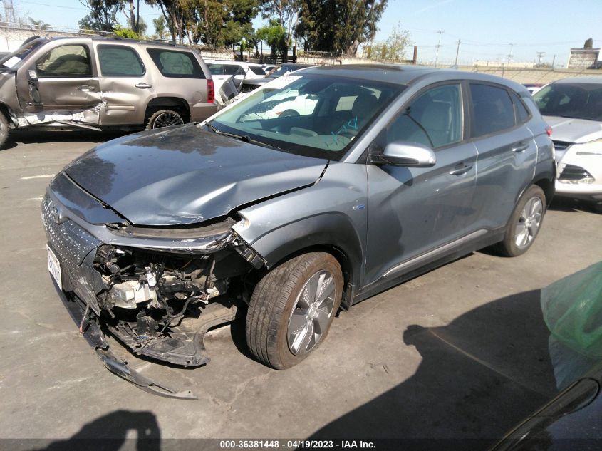 2019 HYUNDAI KONA EV LIMITED - KM8K33AG4KU052915