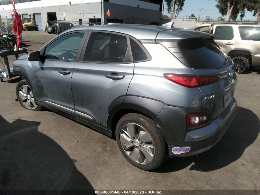 2019 HYUNDAI KONA EV LIMITED - KM8K33AG4KU052915