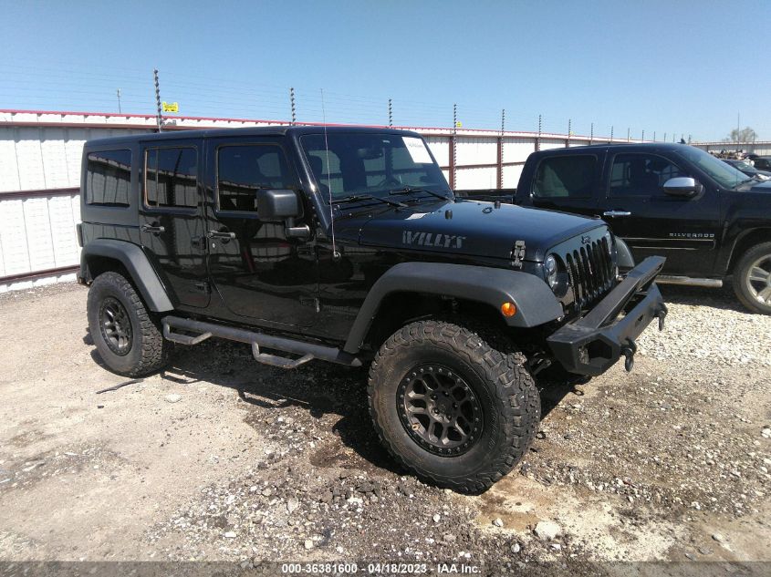 2016 JEEP WRANGLER UNLIMITED WILLYS WHEELER - 1C4BJWDG7GL343994