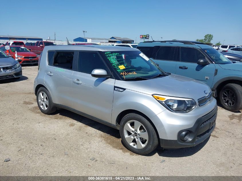 2018 KIA SOUL BASE - KNDJN2A21J7602190