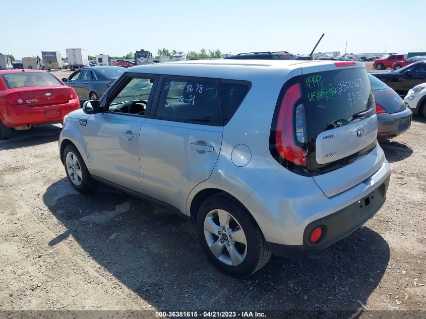 2018 KIA SOUL BASE - KNDJN2A21J7602190
