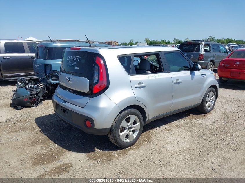 2018 KIA SOUL BASE - KNDJN2A21J7602190