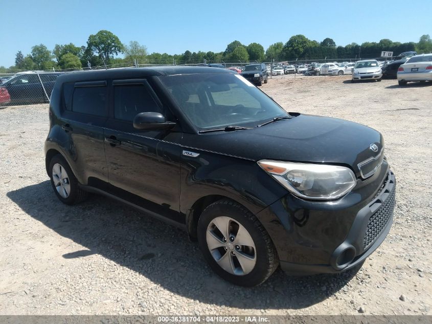 2016 KIA SOUL BASE - KNDJN2A21G7308989