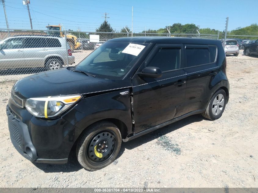 2016 KIA SOUL BASE - KNDJN2A21G7308989