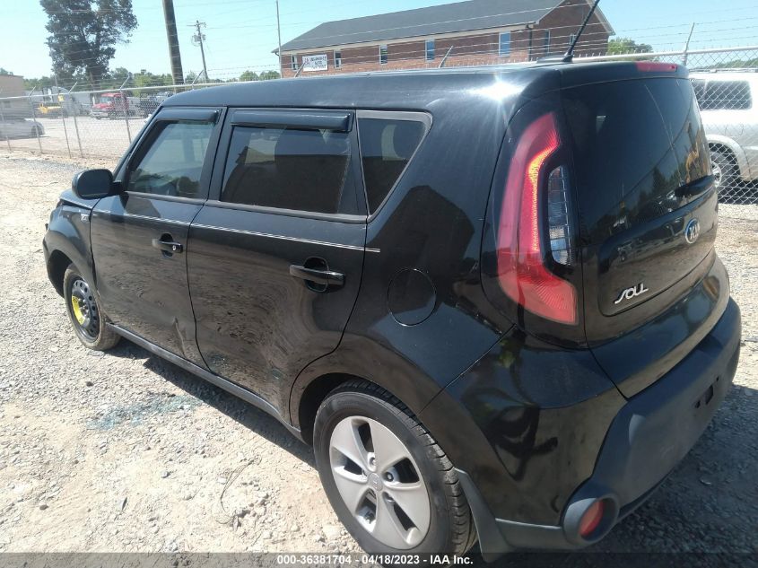 2016 KIA SOUL BASE - KNDJN2A21G7308989