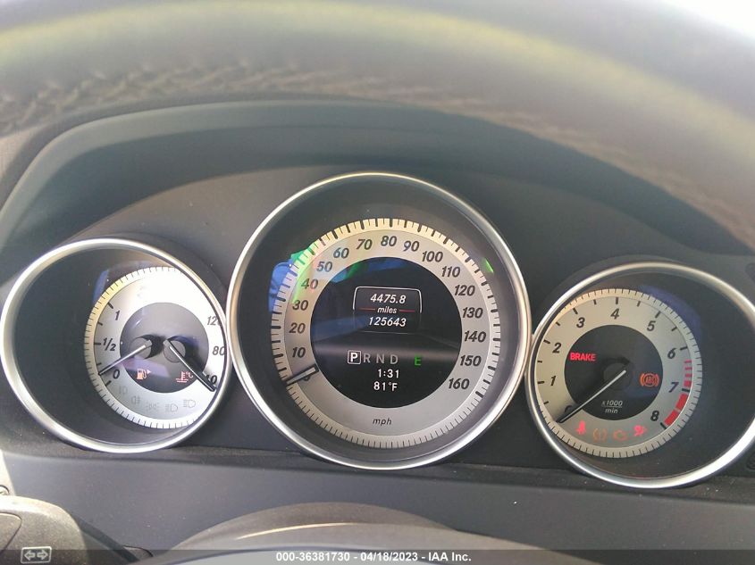 2013 MERCEDES-BENZ C 250 - WDDGJ4HB8DG075539