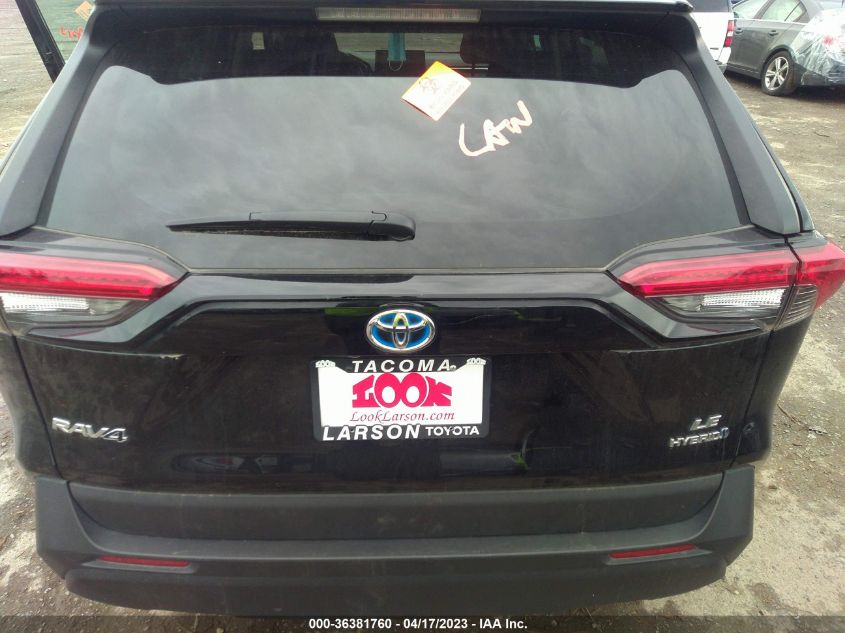 2021 TOYOTA RAV4 HYBRID LE - 4T3M6RFV6MU027969