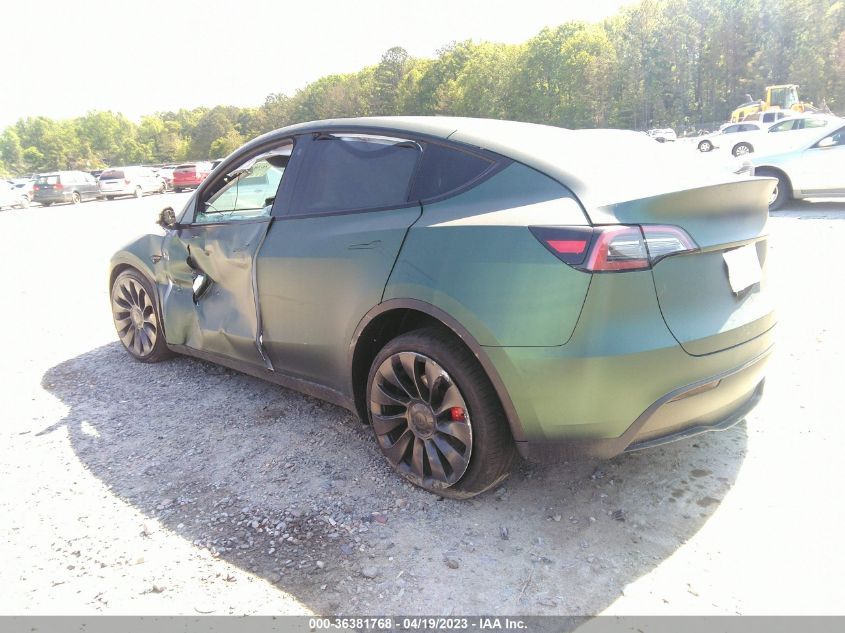 2021 TESLA MODEL Y PERFORMANCE - 5YJYGDEF9MF137027