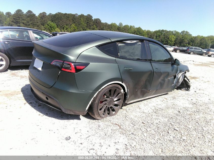 2021 TESLA MODEL Y PERFORMANCE - 5YJYGDEF9MF137027