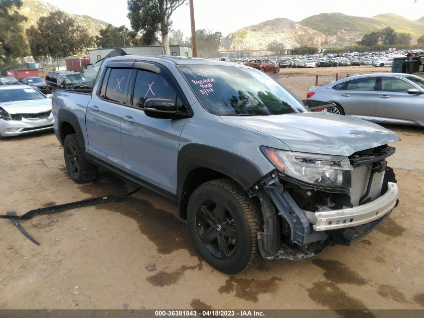 2022 HONDA RIDGELINE BLACK EDITION - 5FPYK3F8XNB503112