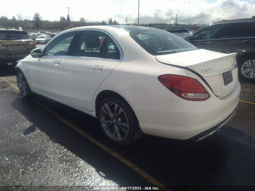 2016 MERCEDES-BENZ C-CLASS C 300 - 55SWF4KB2GU165301