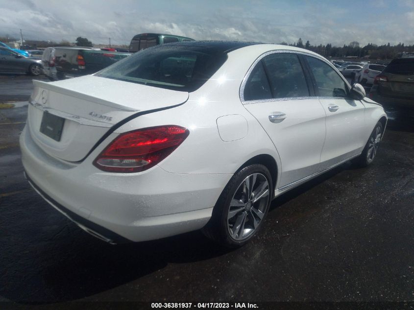 2016 MERCEDES-BENZ C-CLASS C 300 - 55SWF4KB2GU165301