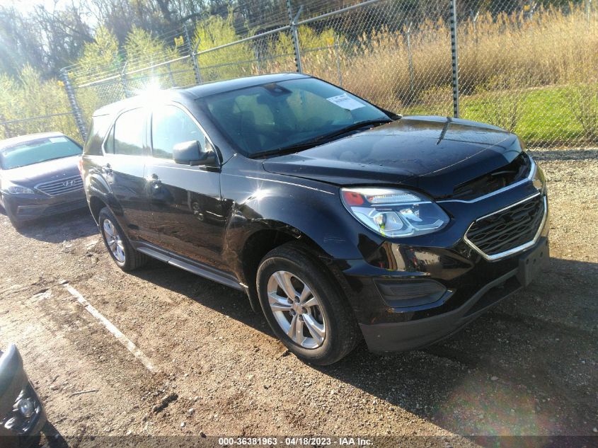 2016 CHEVROLET EQUINOX LS - 2GNALBEK3G1165869