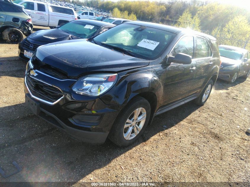 2016 CHEVROLET EQUINOX LS - 2GNALBEK3G1165869